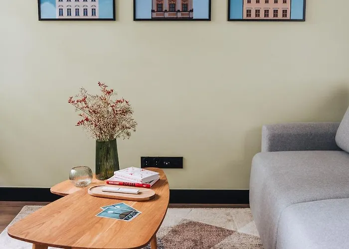 아파트 Wroclawguide Riverview Old Town - Gemuetliche Mit Flussblick In Bester Lage